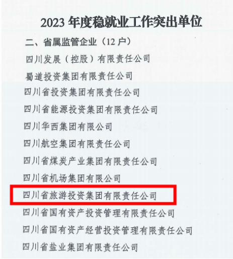 省尊龙时凯集团稳就业工作获省国资委通报表扬