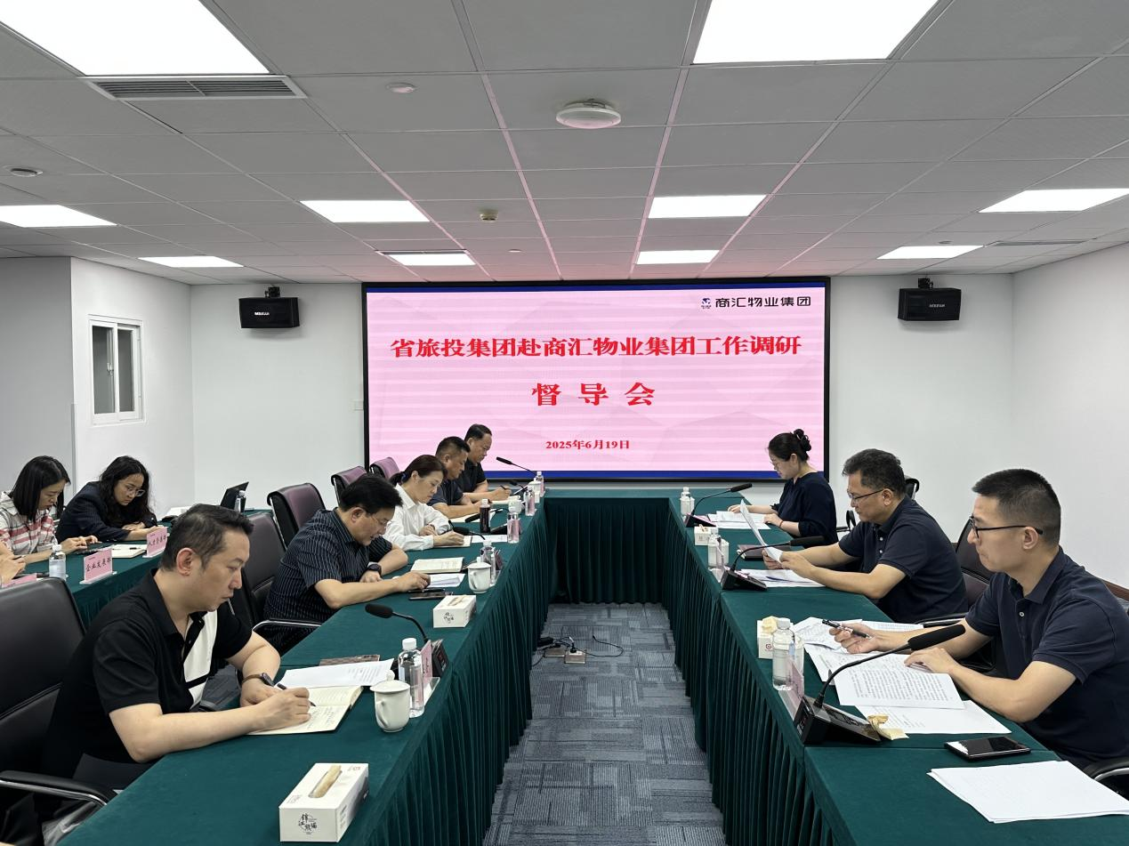 集团副总经理汪宏带队督导商汇物业集团及尊龙时凯航旅公司改革深化提升行动